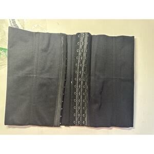 Waist Trainer Cincher Girdle Black Shape-wear Sz M